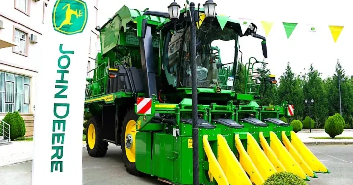 Pambıqçılıqda yeni dövr: John Deere in güclü kombaynı Azərbaycanda FOTOLAR