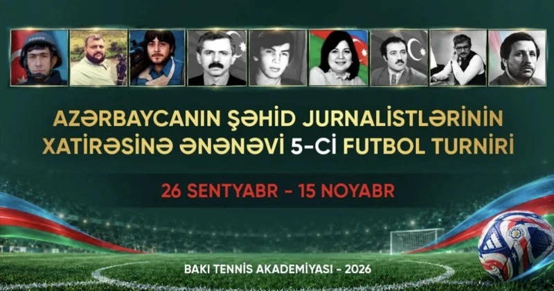 Şəhid jurnalistlərin xatirəsinə həsr olunan turnirin püşkü atılıb