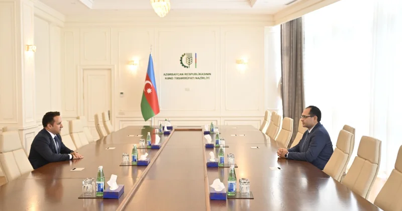 Kənd Təsərrüfatı naziri Məcnun Məmmədov “Yüksəliş” müsabiqəsinin qalibləri ilə görüşüb
