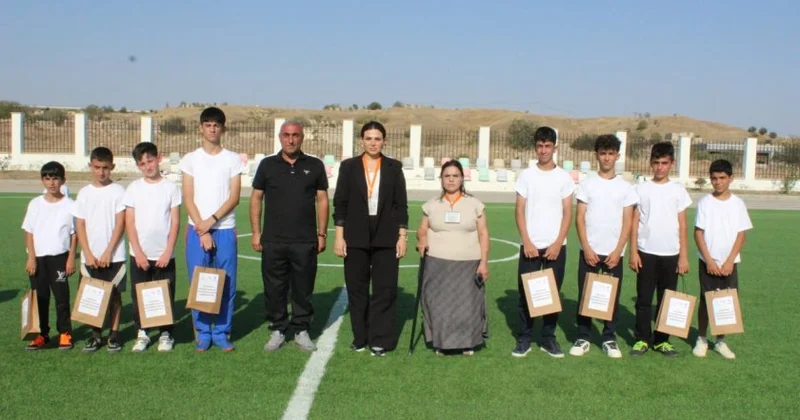 Cəbrayıl şəhərində “Təhlükəsiz oyun meydançası futbol festivalı” həyata keçirilib
