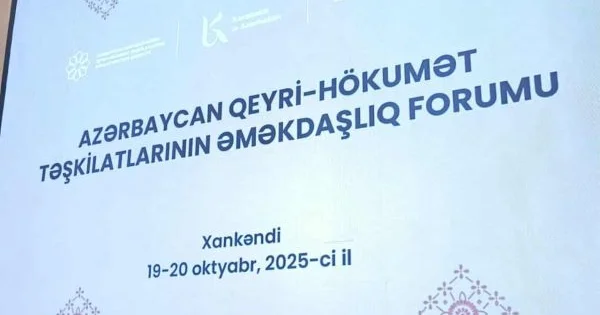 Azərbaycan QHT ləri Xankəndidə toplaşdı 3 cü Əməkdaşlıq Forumunda hansı tesizlər səsləndi? (FOTOLAR)