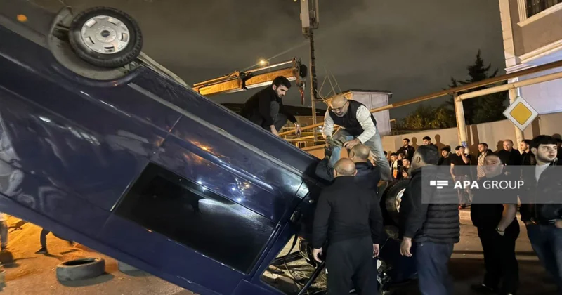 Bakıda zəncirvari yol qəzası baş verib FOTO VİDEO YENİLƏNİB