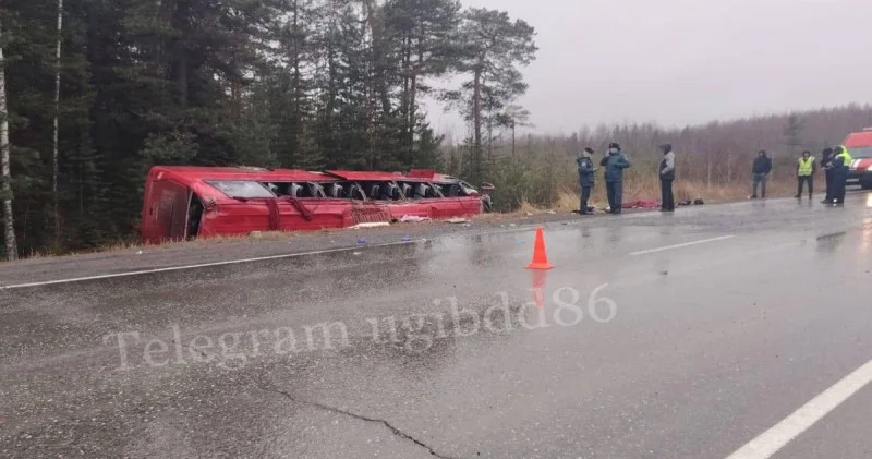 Rusiyada avtobus aşıb 2 ölü, 9 yaralı