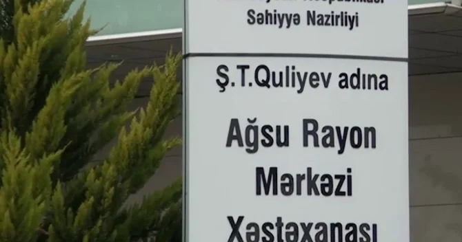 Ağsu Rayon Mərkəzi Xəstəxanasının direktoru işdən çıxıb