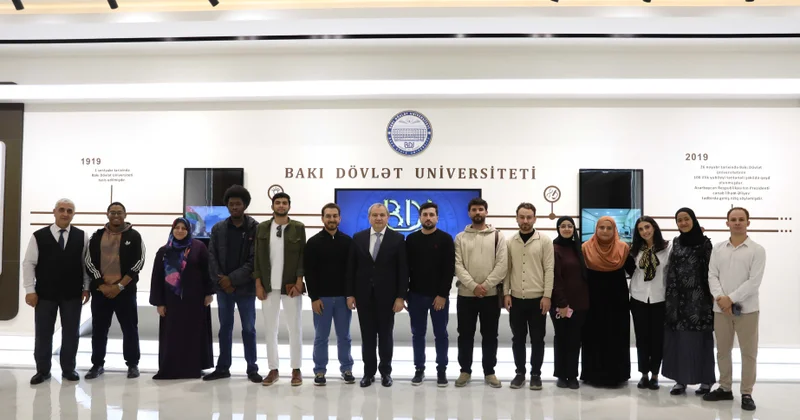 “Heydər Əliyev adına Beynəlxalq Təhsil Qrantı” proqramı çərçivəsində BDU da oxuyan əcnəbi tələbələrlə görüş olub