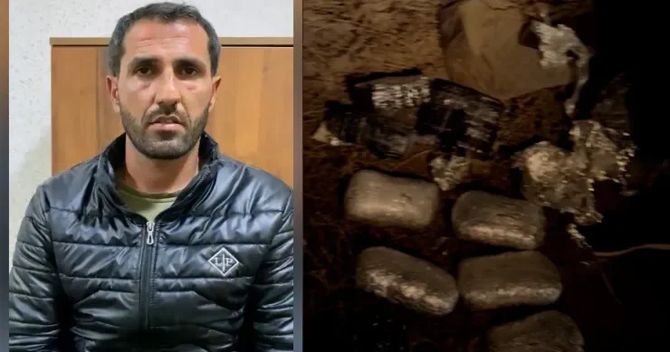 İrandan Bakıya TIR la narkotik gətirən sürücü saxlanıldı VİDEO