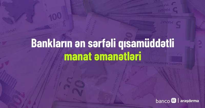 3 və 6 aylıq ən sərfəli manat əmanəti hansı bankdadır? Oktyabr