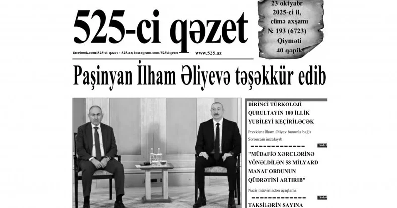“”in 23 oktyabr sayında nələr var? ANONS
