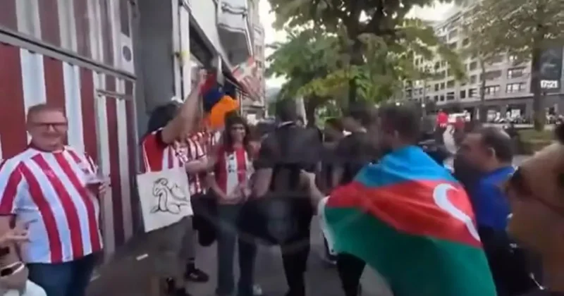 На матче Атлетик Карабах пресекли армянскую провокацию