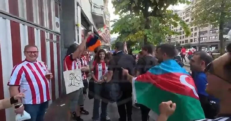 Həmyerlilərimiz İspaniyada erməniləri belə pərt etdilər VİDEO