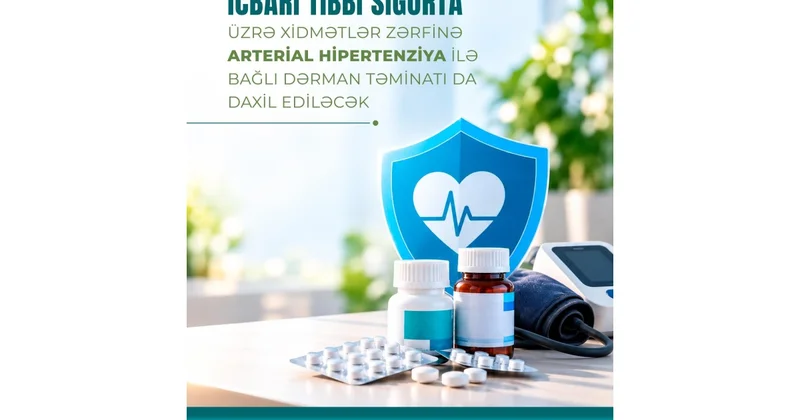 İTS üzrə Xidmətlər Zərfinə arterial hipertenziya ilə bağlı dərman təminatı daxil ediləcək
