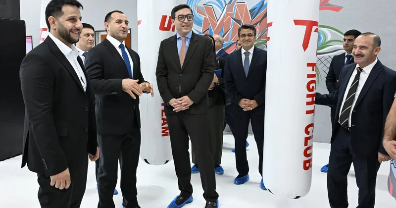 Lökbatanda yeni idman zalı açıldı Fərid Qayıbov mərasimdə iştirak etdi FOTO