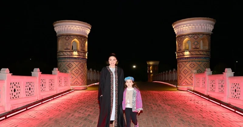 Лейла Алиева ознакомилась с комплексом Вечный город в Самарканде ФОТО