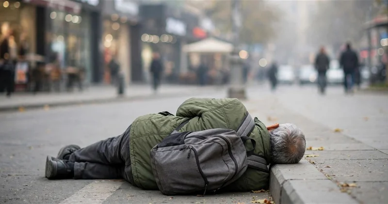На одной из центральных улиц Баку скончался гражданин Турции