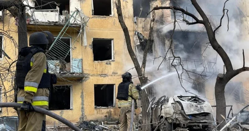 Rusiya Ukraynaya zərbələr endirib 5 ölü, 56 yaralı