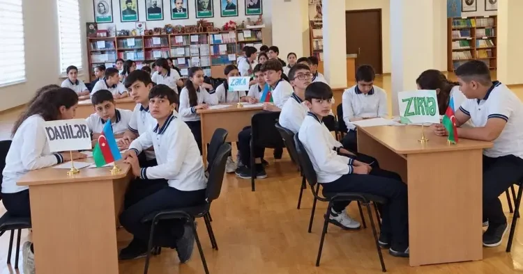 Bakının bu məktəbində “Zəkanın riyazi ritmi” adlı intellektual yarış keçirildi FOTO