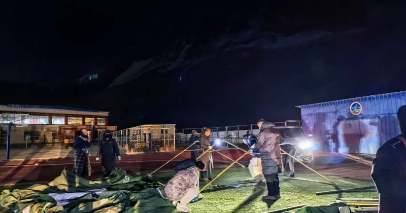 В результате сильного землетрясения в Китае погибли 16 человек