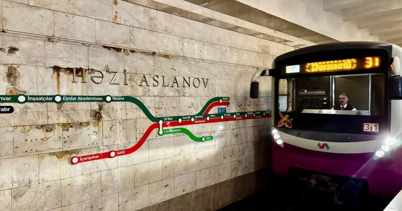 "Həzi Aslanov” stansiyasında təmir sabah yekunlaşır RƏSMİ