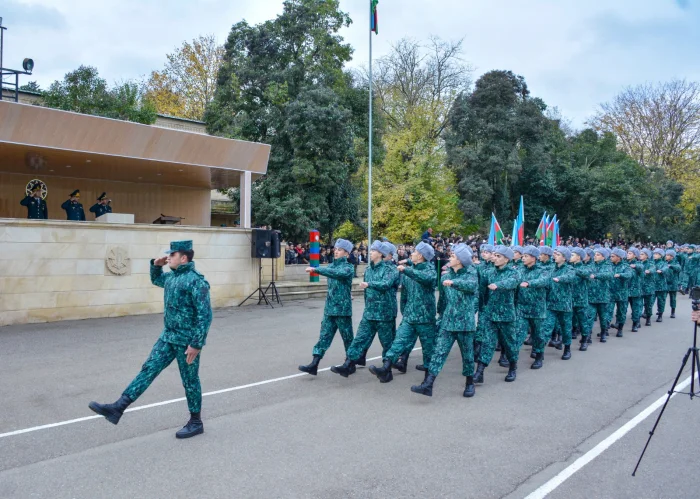 Gənc sərhədçilərin andiçmə mərasimi