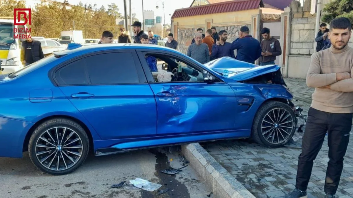 Qubada yol qəzası: Xəsarət alanlar VAR FOTO