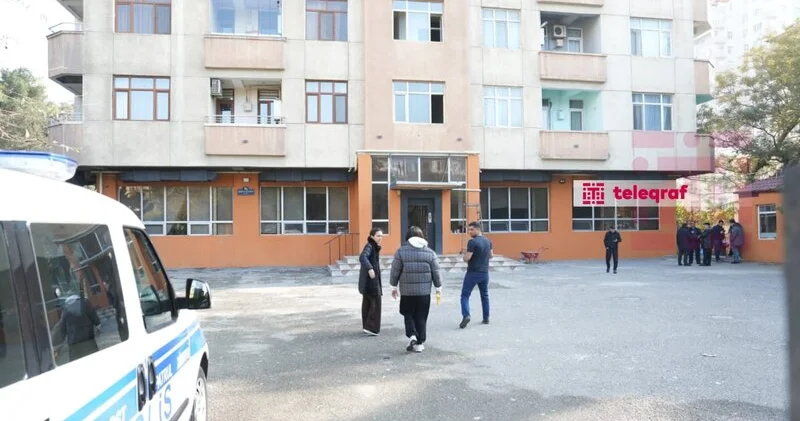 Yanan binanın sakini: İşıqlar qəfil söndü... FOTOLAR