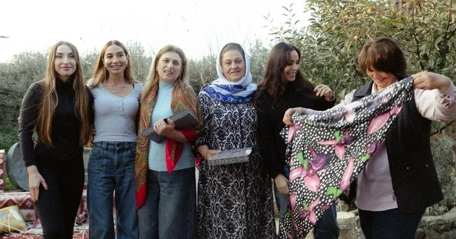 Лейла Алиева, Арзу Алиева и Алёна Алиева ознакомились с фермерским хозяйством в Лянкяране