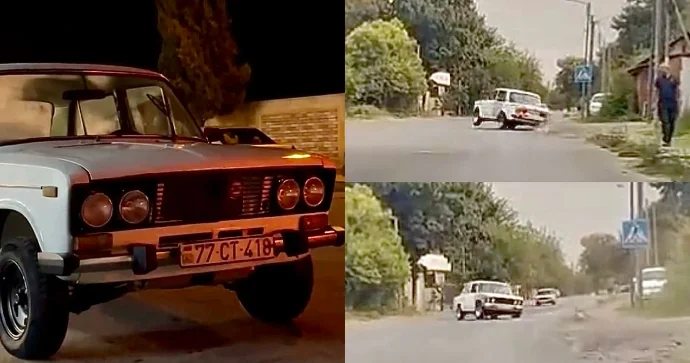 Təkər qaldırıb maşını fırladan “avtoş” SAXLANILDI: 15 gün həbs, 1 il vəsiqəsiz VİDEO