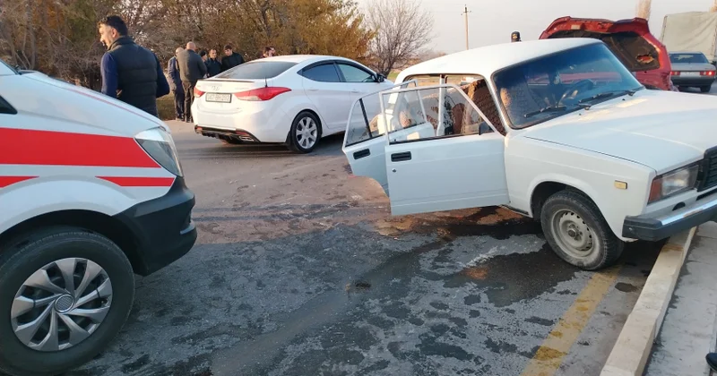 Naxçıvanda yol qəzası olub, 4 nəfər xəsarət alıb