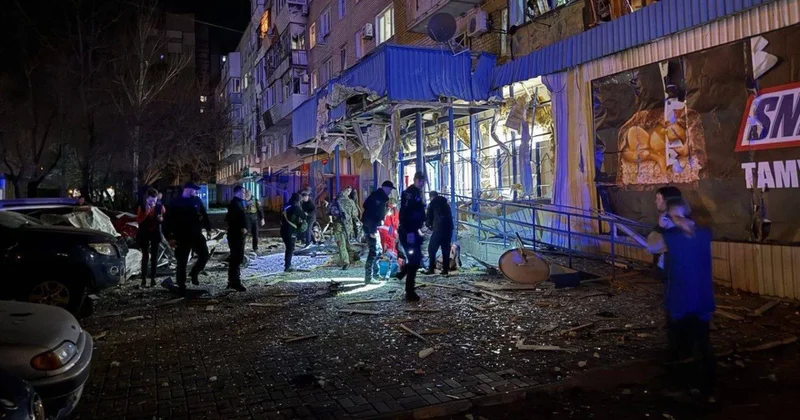 Россия ударила по Запорожью ФОТО