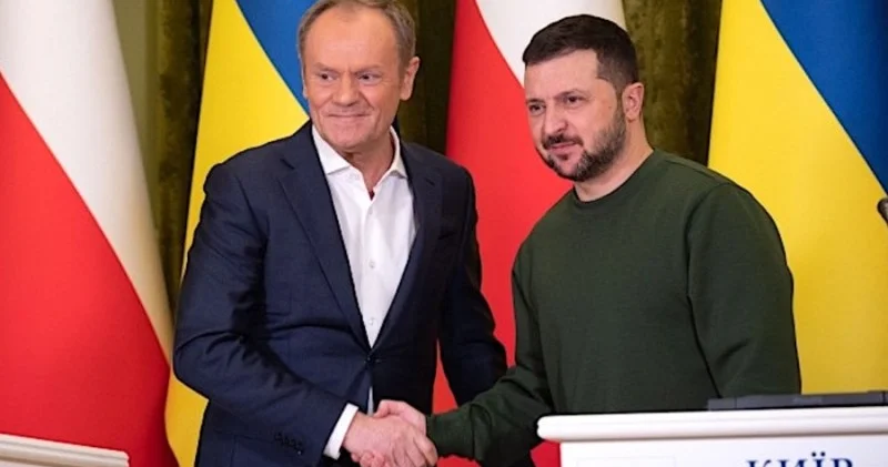 Zelenski Polşanın Baş naziri ilə telefon danışığı aparıb