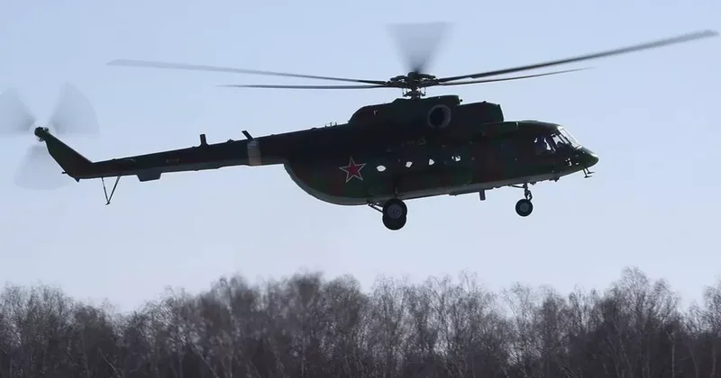 Ukrayna ordusu ilk dəfə PUA ilə Rusiya helikopterini vurub