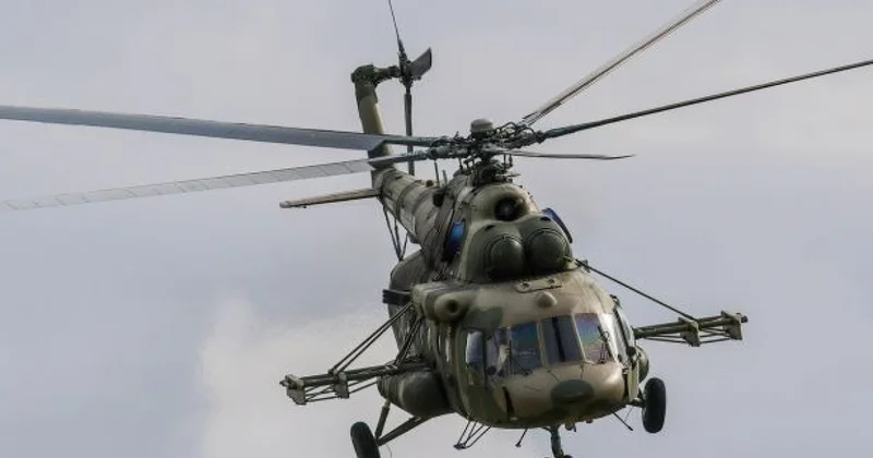 Украинский дрон сбил российский Ми 8 видео