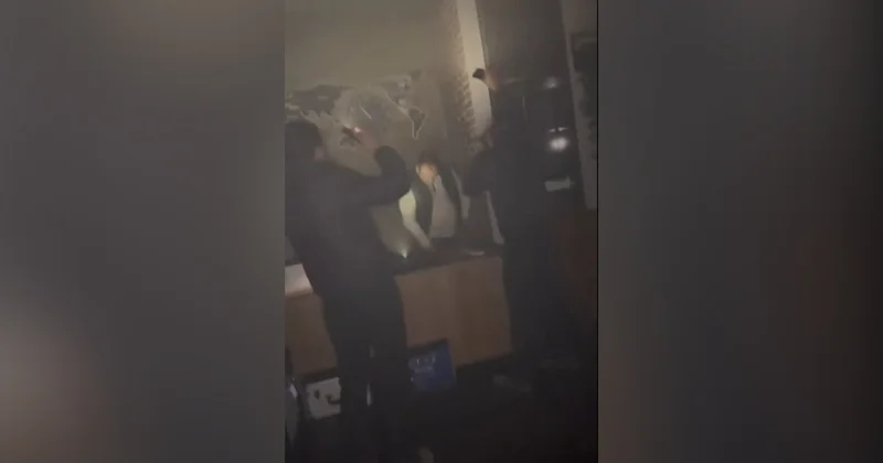 Dəhşətli yanğından yeni görüntülər Video