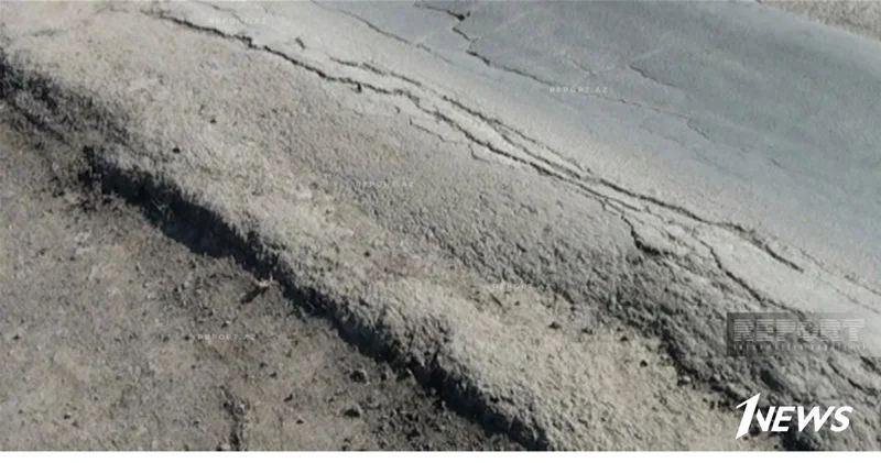 Участок трассы Алят Астара в Джалилабаде и Билясуваре пришел в непригодность