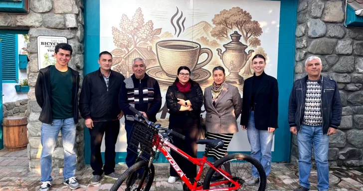 В исмайыллинском селе Ивановка реализован проект велосипедных маршрутов