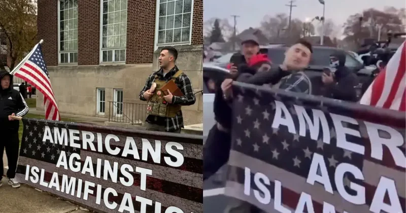 “Qurani Kərim”i yandırmaq istədilər, döyüldülər ABŞ də müsəlmanlara qarşı növbəti provakasiya (VİDEO)