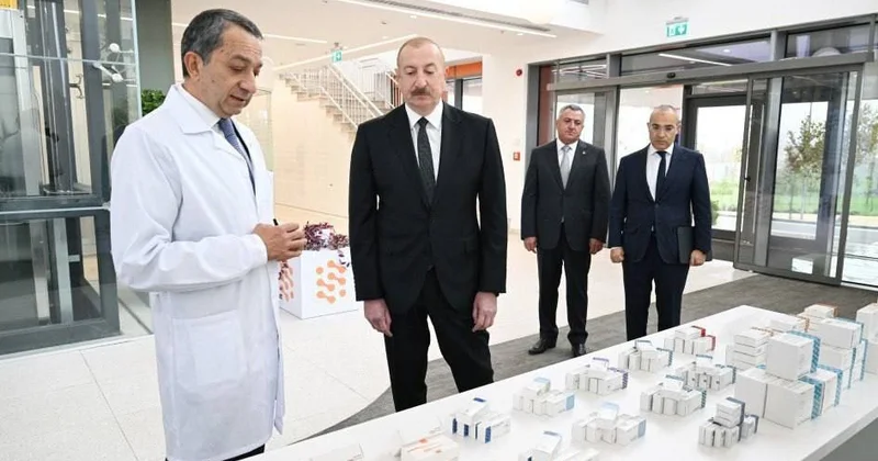 Президент принял участие в открытии фармацевтического предприятия Minval Politika