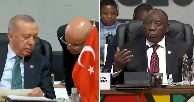 Sammitə damğasını vuran an: Ərdoğan danışarkən gəlib xəbərdarlıq etdi