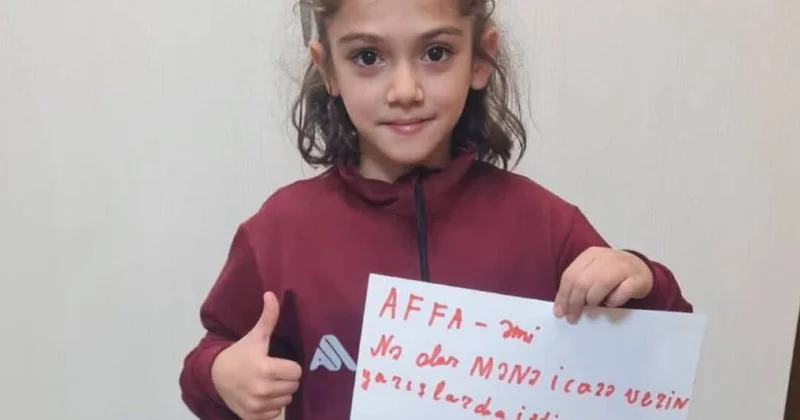 9 летняя азербайджанская футболистка получила предложение из Швеции ВИДЕО