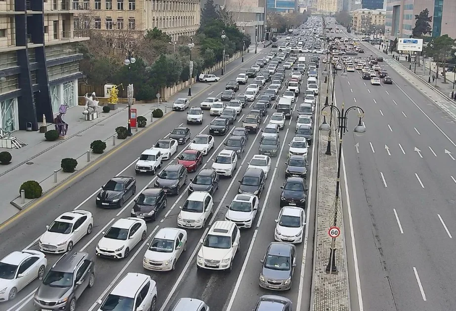 Bakının hansı küçələrində sıxlıq var? AZƏRTAC