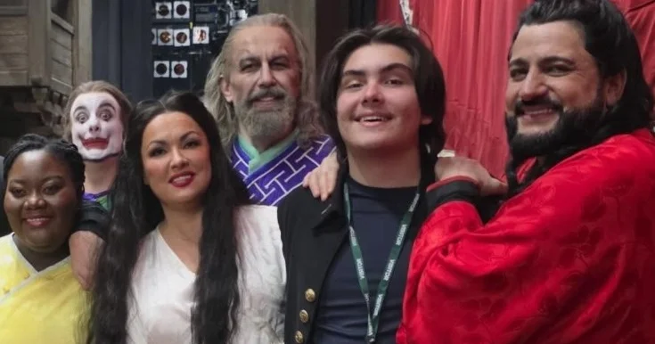 Yusif Eyvazov keçmiş xanımının oğlu ilə Fotolar