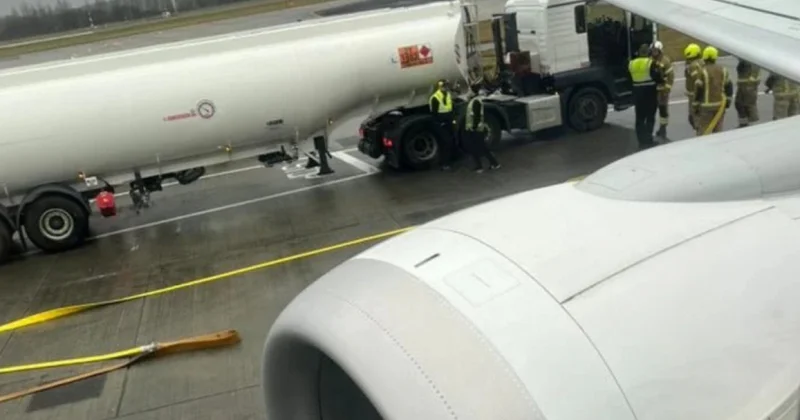 Ryanair” təyyarəsi yanacaq maşını ilə toqquşdu