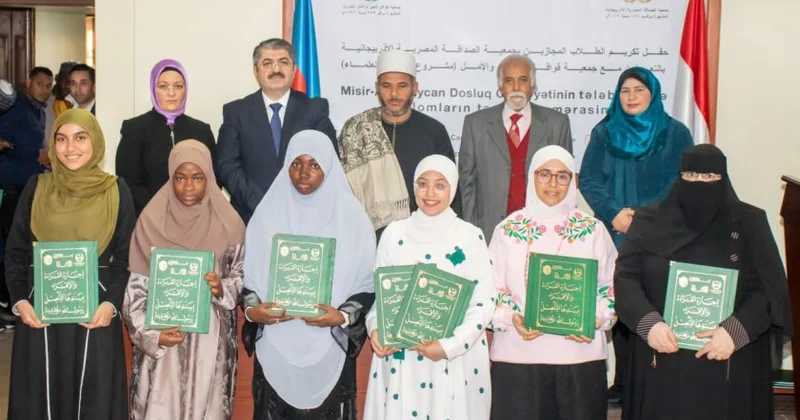 Misirdə Azərbaycan dilini öyrənən tələbələrə diplomlar təqdim olunub