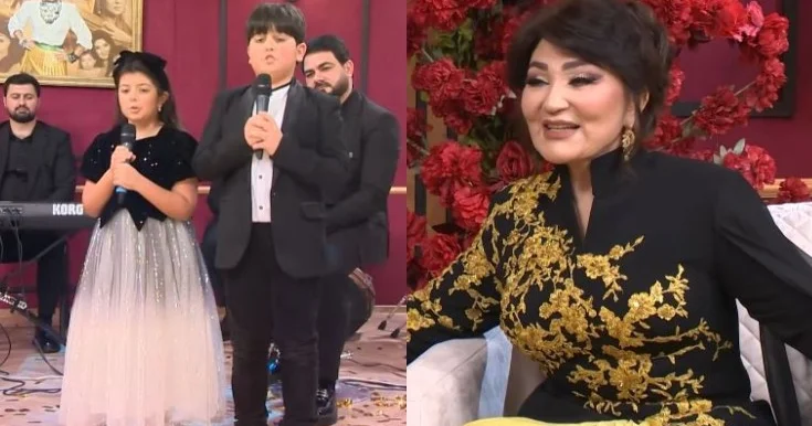 Nəvələrindən Nazpəriyə sürpriz Video