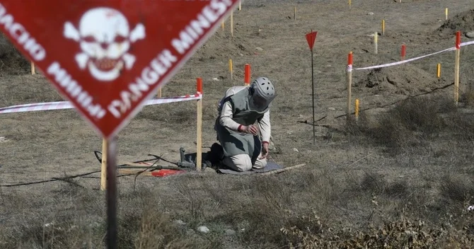 Ötən həftə min hektardan çox ərazi minalardan təmizlənib