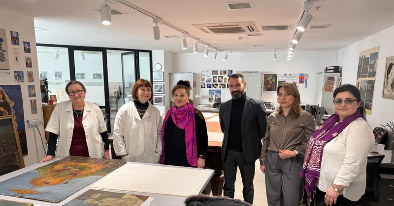 Elmi Bərpa Mərkəzinin əməkdaşları Gürcüstan Milli Muzeyində olublar