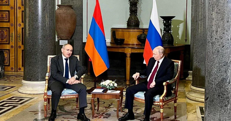 Paşinyan Putini Tramp marşrutu nun inşası barədə məlumatlandırıb