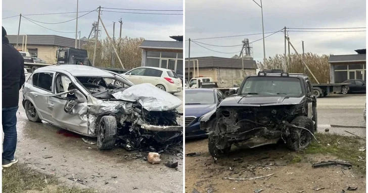 Распространились кадры смертельного ДТП в бакинском поселке