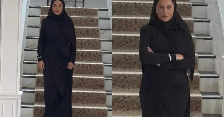 Hülya Avşar yeni serialı üçün hicab bağladı Video