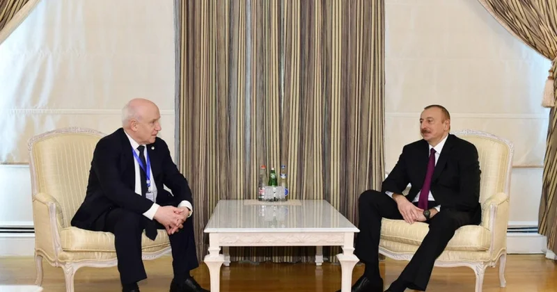 Sergey Lebedevdən Prezidentə: “Sayənizdə Azərbaycan dünyada mövqelərini möhkəmləndirir”
